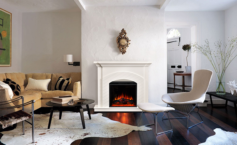 fireplace mantel